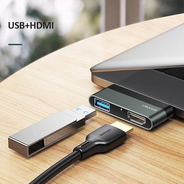 Usams SJ462 цена и информация | Adapteriai, USB šakotuvai | pigu.lt