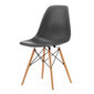 Kėdžių komplektas, 4 vnt., pilkos kaina ir informacija | Virtuvės ir valgomojo kėdės | pigu.lt