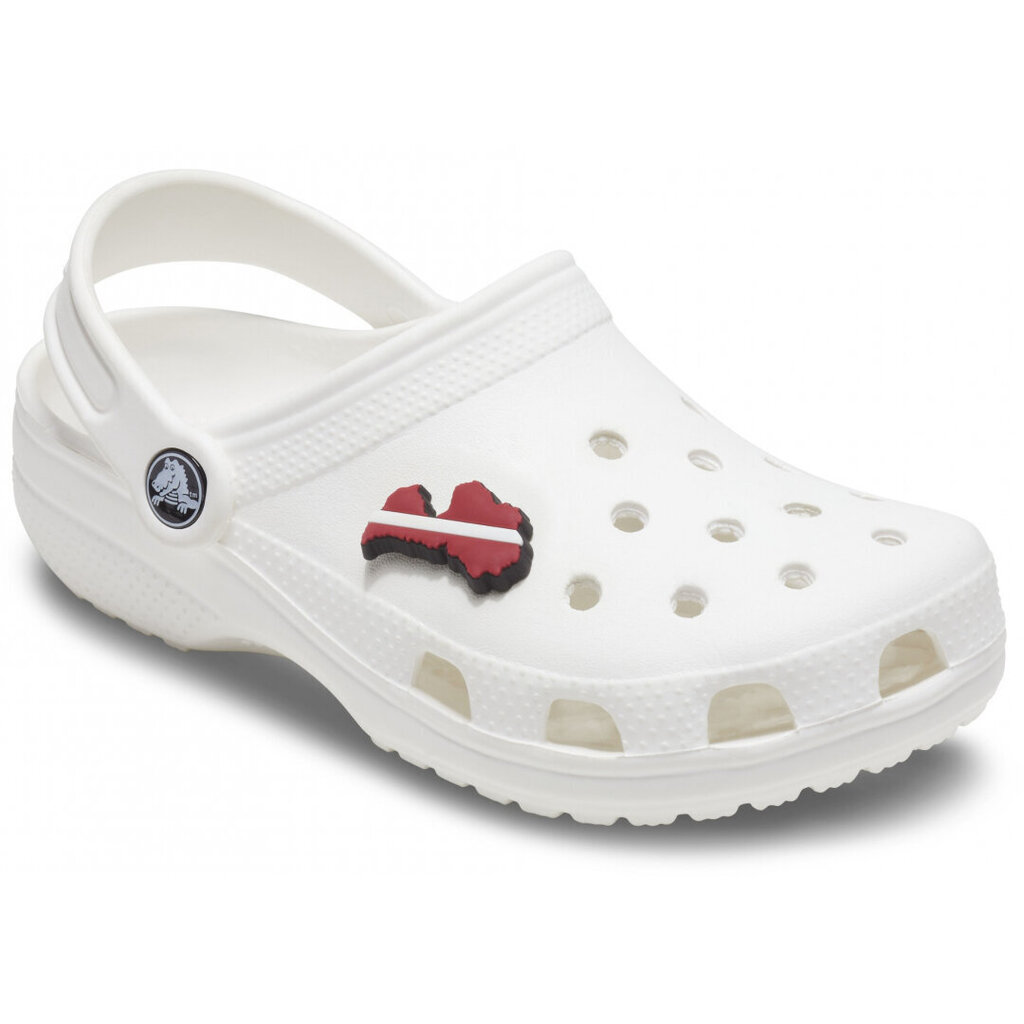 Ženkliukas klumpėms Crocs™ G0451409-MU 164855, raudonas kaina ir informacija | Guminės klumpės vaikams | pigu.lt