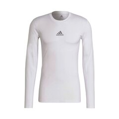 Термобелье мужское Adidas techfit compression M GU7334, белое цена и информация | Мужское термобелье | pigu.lt