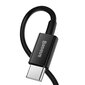 Baseus BSU2666BLK, USB Typ C / Lightning kaina ir informacija | Laidai telefonams | pigu.lt