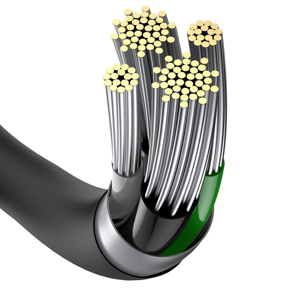 Kabelis Baseus CALYS-A01 Lightning Baseus Superior Series, 2.4A, 1m цена и информация | Laidai telefonams | pigu.lt