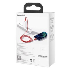 Baseus Superior USB - Lightning fast charging data cable 2,4 A 2 m red (CALYS-C09) цена и информация | Кабели для телефонов | pigu.lt