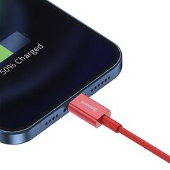 Baseus Superior USB - Lightning fast charging data cable 2,4 A 2 m red (CALYS-C09) цена и информация | Кабели для телефонов | pigu.lt