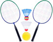 Badmintono rinkinys Enero Jr. kaina ir informacija | Badmintonas | pigu.lt
