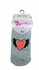 Носки для девочек «Be Snazzy» ST-06, сердечки цена и информация | Носки, колготки для девочек | pigu.lt