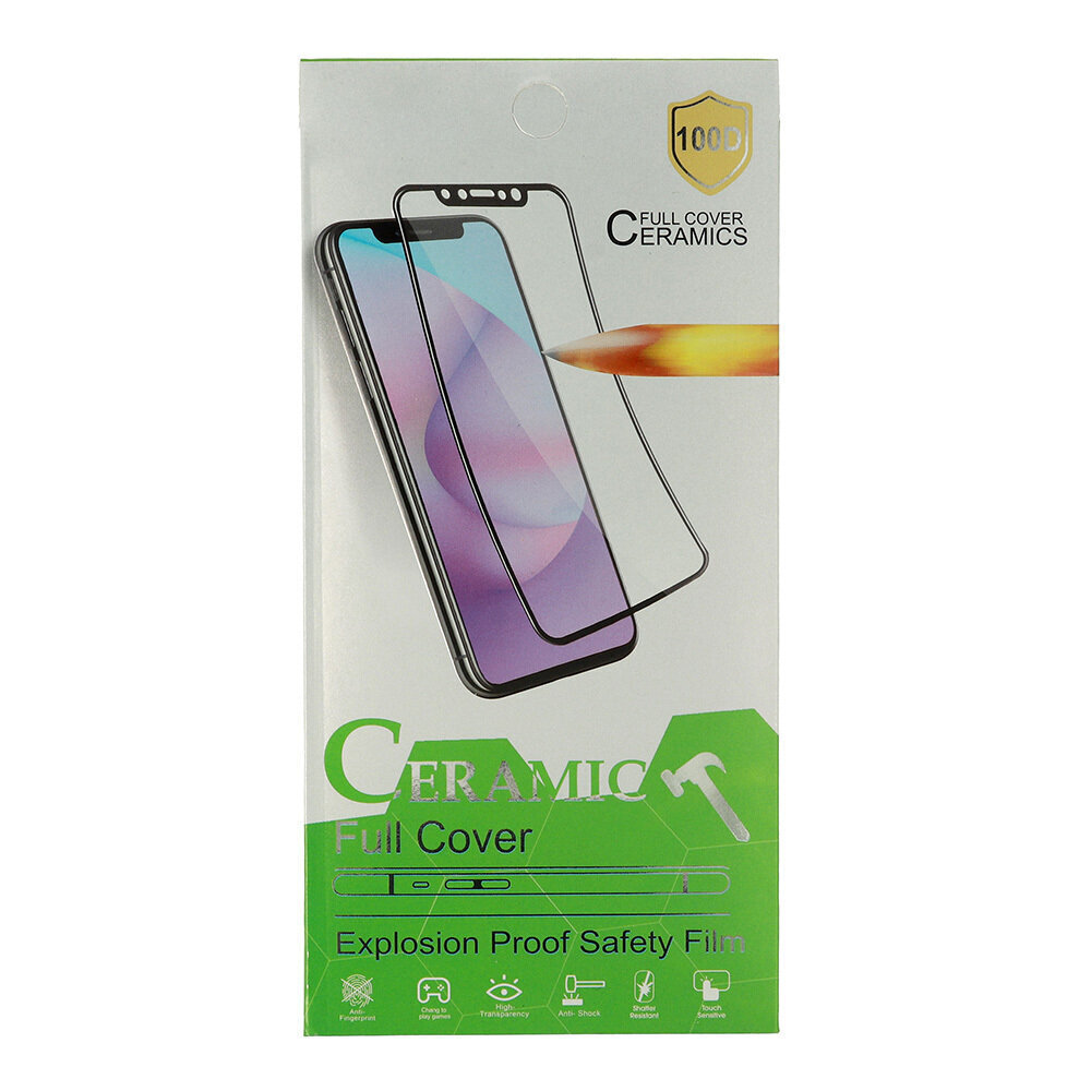 HARD CERAMIC apsauginis stiklas skirtas Samsung S20, juodas цена и информация | Apsauginės plėvelės telefonams | pigu.lt