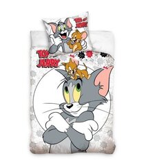 Vaikiškas patalynės komplektas Tom and Jerry, 140x200, 2 dalių kaina ir informacija | Patalynė kūdikiams, vaikams | pigu.lt