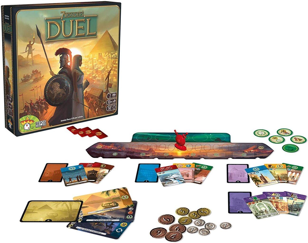 Stalo žaidimas 7 Wonders Duel, ENG цена и информация | Stalo žaidimai, galvosūkiai | pigu.lt