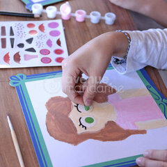 Kūrybinis rinkinys piešimui Šeimos portretas kaina ir informacija | Piešimo, tapybos, lipdymo reikmenys | pigu.lt