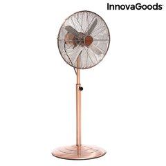 Вентилятор на ножке COPPER RETRO INNOVAGOODS Ø 40 см, 55 Вт цена и информация | Вентиляторы | pigu.lt