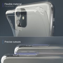 Чехол Moozy 360° для iPhone 11, тонкий и прозрачный чехол из силикона TPU, покрывающий весь корпус цена и информация | Чехлы для телефонов | pigu.lt