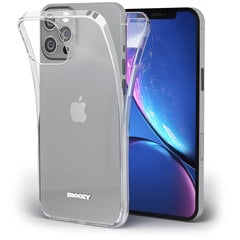 Чехол Moozy 360° для iPhone 12 Pro Max, тонкий и прозрачный чехол из силикона TPU, покрывающий весь корпус цена и информация | Чехлы для телефонов | pigu.lt