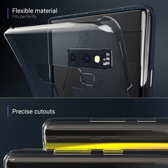 Чехол Moozy 360° для Samsung Note 9, тонкий и прозрачный чехол из силикона TPU, покрывающий весь корпус цена и информация | Чехлы для телефонов | pigu.lt