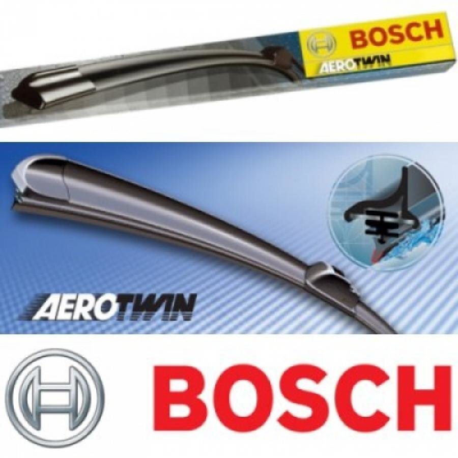 Bosch Aerotwin A974S, 530/475mm valytuvų kompl. VW Polo kaina ir informacija | Valytuvai | pigu.lt
