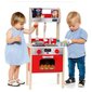 Žaislinė virtuvė Moltó 21293 Medžio Raudona (10 pcs) kaina ir informacija | Žaislai mergaitėms | pigu.lt