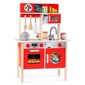 Žaislinė virtuvė Moltó 21292 Medžio Raudona (10 pcs) kaina ir informacija | Žaislai mergaitėms | pigu.lt