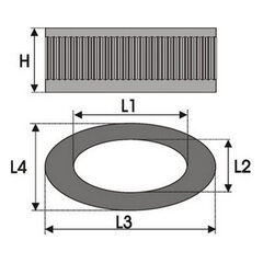 Tiesioginio įleidimo rinkinys Green Filters DWA035 kaina ir informacija | Auto reikmenys | pigu.lt