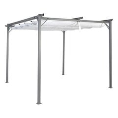 Pavėsinė pergola DKD Home Decor Poliesteris Plienas (290 x 290 x 230 cm) kaina ir informacija | Pavėsinės | pigu.lt