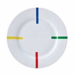 Stalo reikmenys Benetton Po Spalvotas Porcelianas (18 pcs) kaina ir informacija | Indai, lėkštės, pietų servizai | pigu.lt