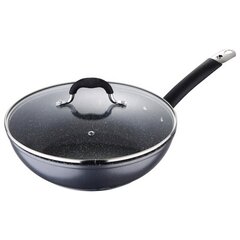 Wok keptuvė Masterpro Pilka Aliuminis Grūdintas aliuminis (Ø 28 cm) kaina ir informacija | Keptuvės | pigu.lt