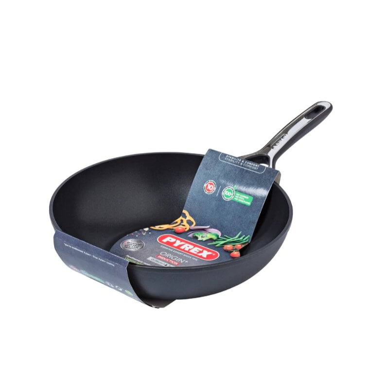 Wok keptuvė Pyrex , 28 cm цена и информация | Keptuvės | pigu.lt