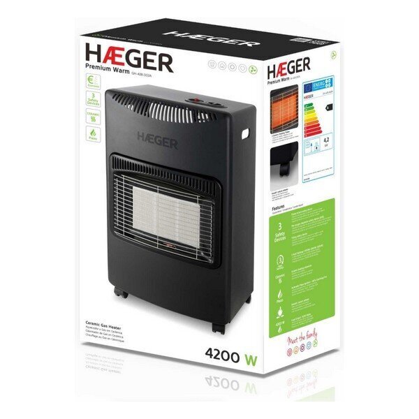 Dujinis šildytuvas Haeger Premium Warm, 4200 W kaina ir informacija | Šildytuvai | pigu.lt