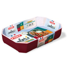 Serviravimo Lėkštė Pyrex Raudona (33 x 22 cm) kaina ir informacija | Indai, lėkštės, pietų servizai | pigu.lt