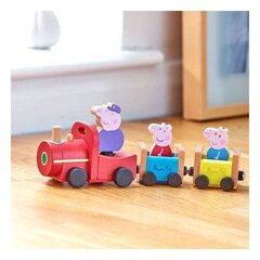 Traukinys Peppa Pig Bandai Medžio (30 x 11,5 x 10 cm) kaina ir informacija | Žaislai berniukams | pigu.lt