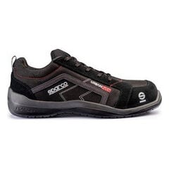 Обувь для безопасности Sparco Urban EVO 07518, черный/красный цвет, размер обуви 43 цена и информация | Рабочая обувь | pigu.lt