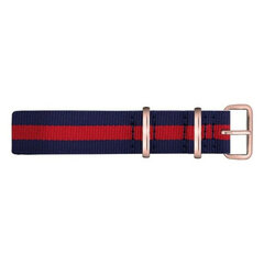 Watch Strap Paul Hewitt PH-SA-R-St-B-NR-20S Blue Red kaina ir informacija | Moteriški laikrodžiai | pigu.lt