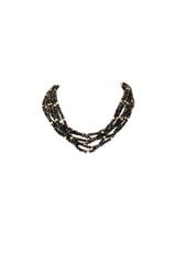 Ожерелье женское Taolei NG6106BKC, чёрное цена и информация | Женское колье | pigu.lt