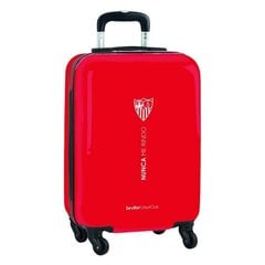 Чемодан для ручной клади Sevilla Fútbol Club, красный, 20'' цена и информация | Чемоданы, дорожные сумки  | pigu.lt