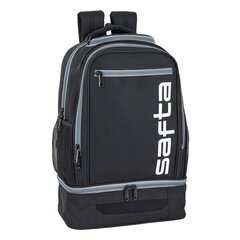 Спортивная сумка с отделением для обуви Safta, чёрный, серый, 18 л цена и информация | Рюкзаки и сумки | pigu.lt
