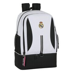 Спортивная сумка с отделением для обуви Real Madrid C.F. 20/21, белый, чёрный, 24 л цена и информация | Рюкзаки и сумки | pigu.lt