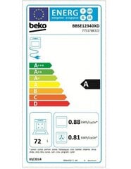 Духовка и столешница BEKO 2400Вт/5900Вт цена и информация | Духовки | pigu.lt