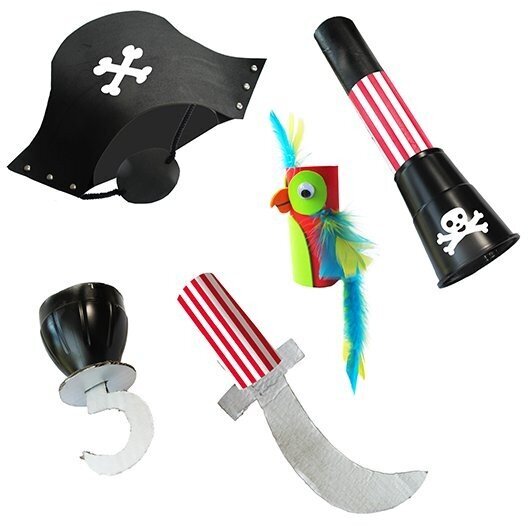 Rankdarbių rinkinys Pirate Costume цена и информация | Lavinamieji žaislai | pigu.lt