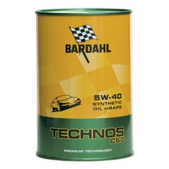 Automobilių variklių alyva Bardahl Technos C60 Exceed SAE 5W 40 (1L) kaina ir informacija | Bardahl Autoprekės | pigu.lt