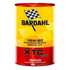 Automobilių variklių alyva Bardahl XTC C60 SAE 15W 50 (1L) kaina ir informacija | Variklinės alyvos | pigu.lt