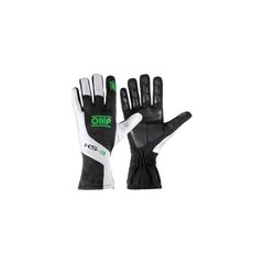 Мужские водительские перчатки OMP MY2018 Чёрный цена и информация | Мото перчатки, защита | pigu.lt
