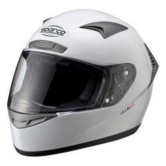 Шлем Sparco Club X-1 TG, белый, размер XXL цена и информация | Шлемы для мотоциклистов | pigu.lt