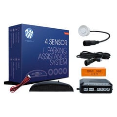 Parking Sensor M-Tech Jungtys Balta (4 x 21,5 mm) kaina ir informacija | Parkavimo sistemos | pigu.lt