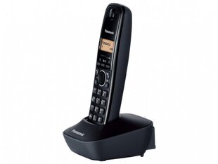 Panasonic KX-TG1611, juodas kaina ir informacija | Panasonic Mobilieji telefonai, Foto ir Video | pigu.lt