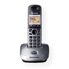 Panasonic KX-TG2511, Juoda/Sidabrinė kaina ir informacija | Stacionarūs telefonai | pigu.lt