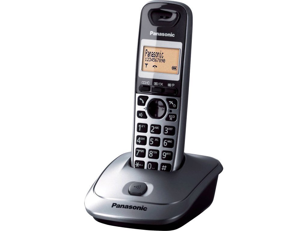 Panasonic KX-TG2511, juodas цена и информация | Stacionarūs telefonai | pigu.lt