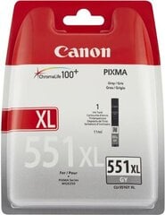 Canon CLI-551XL (6447B004), pilka kaina ir informacija | Kasetės rašaliniams spausdintuvams | pigu.lt