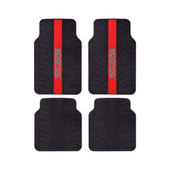 Комплект автомобильных ковриков Sparco SPC1913RS Универсальный Черный/Красный (4 шт) цена и информация | Универсальные коврики | pigu.lt