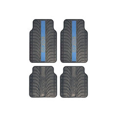 Automobilių grindų kilimėlių rinkinys Sparco SPC1913AZ Universalus Juoda / Mėlyna (4 pcs) kaina ir informacija | Universalūs kilimėliai | pigu.lt