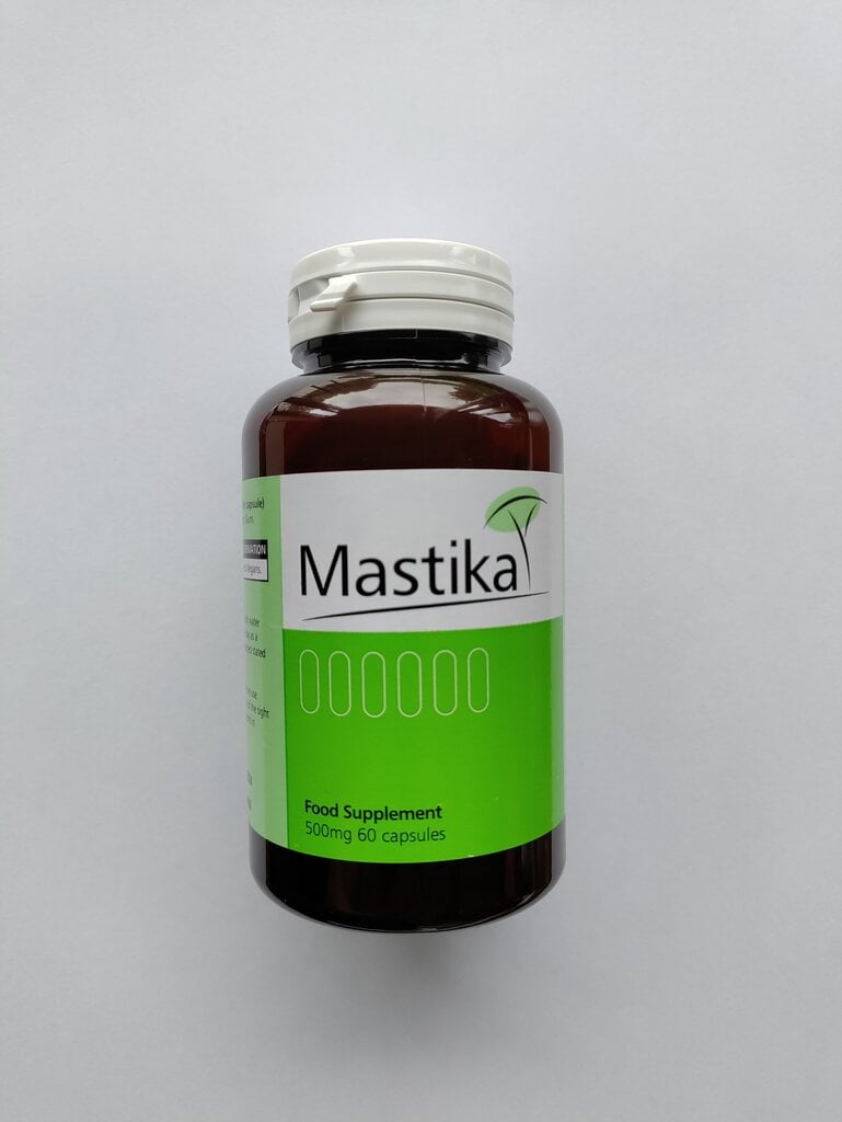 Maisto papildas Mastika 500 mg, 60 kapsulių цена и информация | Vitaminai, maisto papildai, preparatai gerai savijautai | pigu.lt