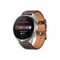 Huawei Watch 3 Pro Classic Titanium Gray with Brown Leather Strap 55026781 цена и информация | Išmanieji laikrodžiai (smartwatch) | pigu.lt